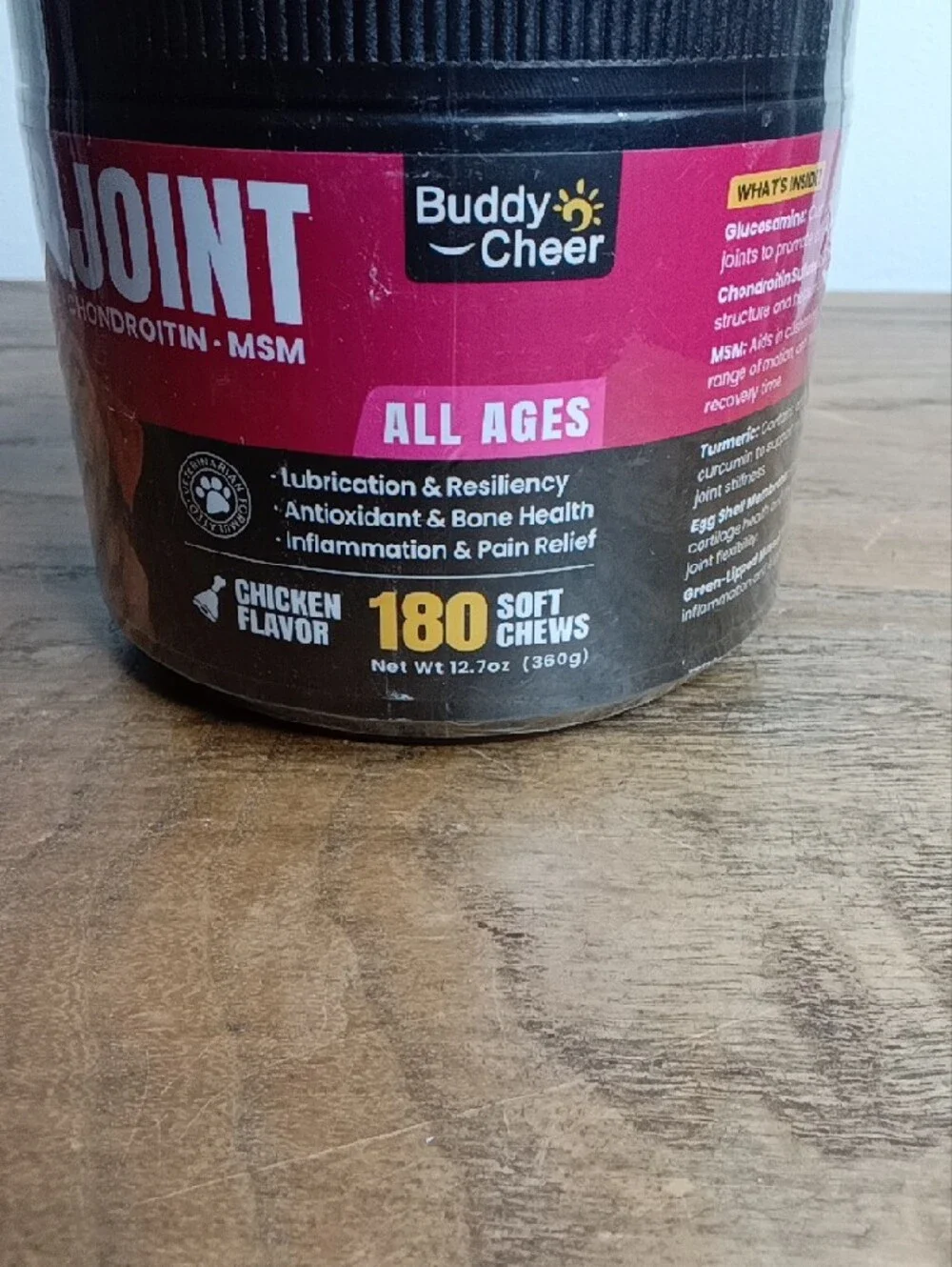 Hip & Joint 🐶 Dog - Chicken Flavor -180 Soft Chews